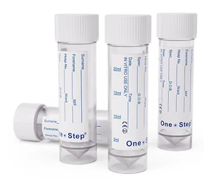 Urine Test Sample Bottles 20mL x1 x3 x5 x10 Medical Blood Doctors Hospital Test - Picture 1 of 13