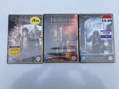 The Hobbit Trilogy 1-3 DVD Bundle - New &Sealed - Image 1 of 4