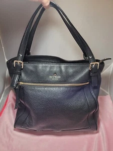 Kate Spade Cobble Hill Black Pebble Leather Bag - Picture 1 of 13