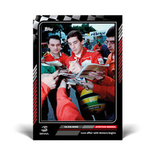 Topps - The Story of Ayrton Senna - Card 18 - Love affair with Monaco begins