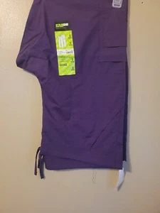 SCRUBSTAR PERFROMANCE SCRUB UNISEX PANT PURPLE 3 POCKETS  SIDE NWT SIZE   2XL - Picture 1 of 4