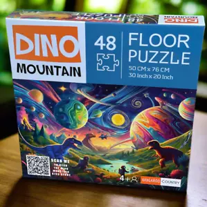 Dino Mountain 48 Piece Jigsaw Puzzle - Picture 1 of 4