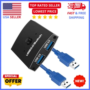 USB3.0 Switch Selector, USB Bidirectional Sharing Switch Adapter mit einer Taste - Bild 1 von 8