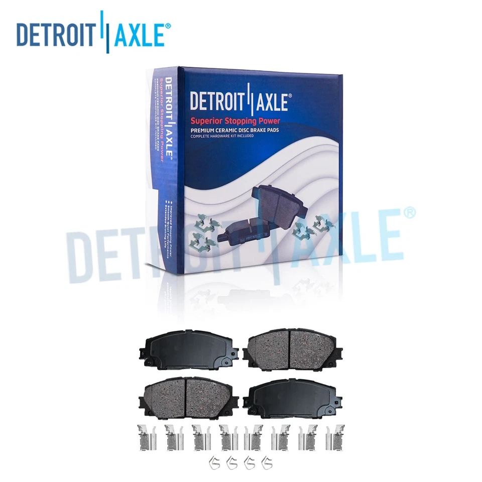 Pastillas de freno delanteras de cerámica para Lexus CT200h Toyota Corolla Prius C Yaris Scion iQ Foto 1 de 4