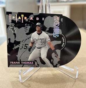 Frank Thomas 1996 Leaf Studio Hit Parade Insert /5000 #3 Chicago White Sox HoF