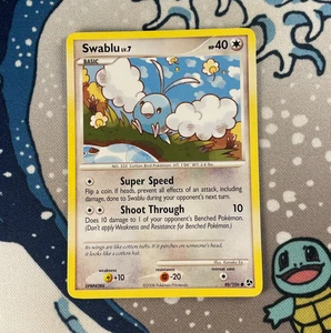 Swablu 86/106 Non Holo Diamond and Pearl Great Encounters Pokemon Card 2008 LP - Picture 1 of 3