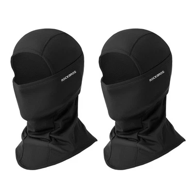 ROCKBROS 2 PCS Sturmhaube Fahrrad/Motorrad Schwarz Herbst Winter Maske Balaclava - Bild 1 von 4