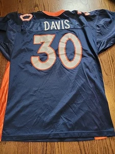 WILSON TERRELL DAVIS DENVER BRONCOS JERSEY NFL MENS SIZE XL FOOTBALL - Picture 1 of 9