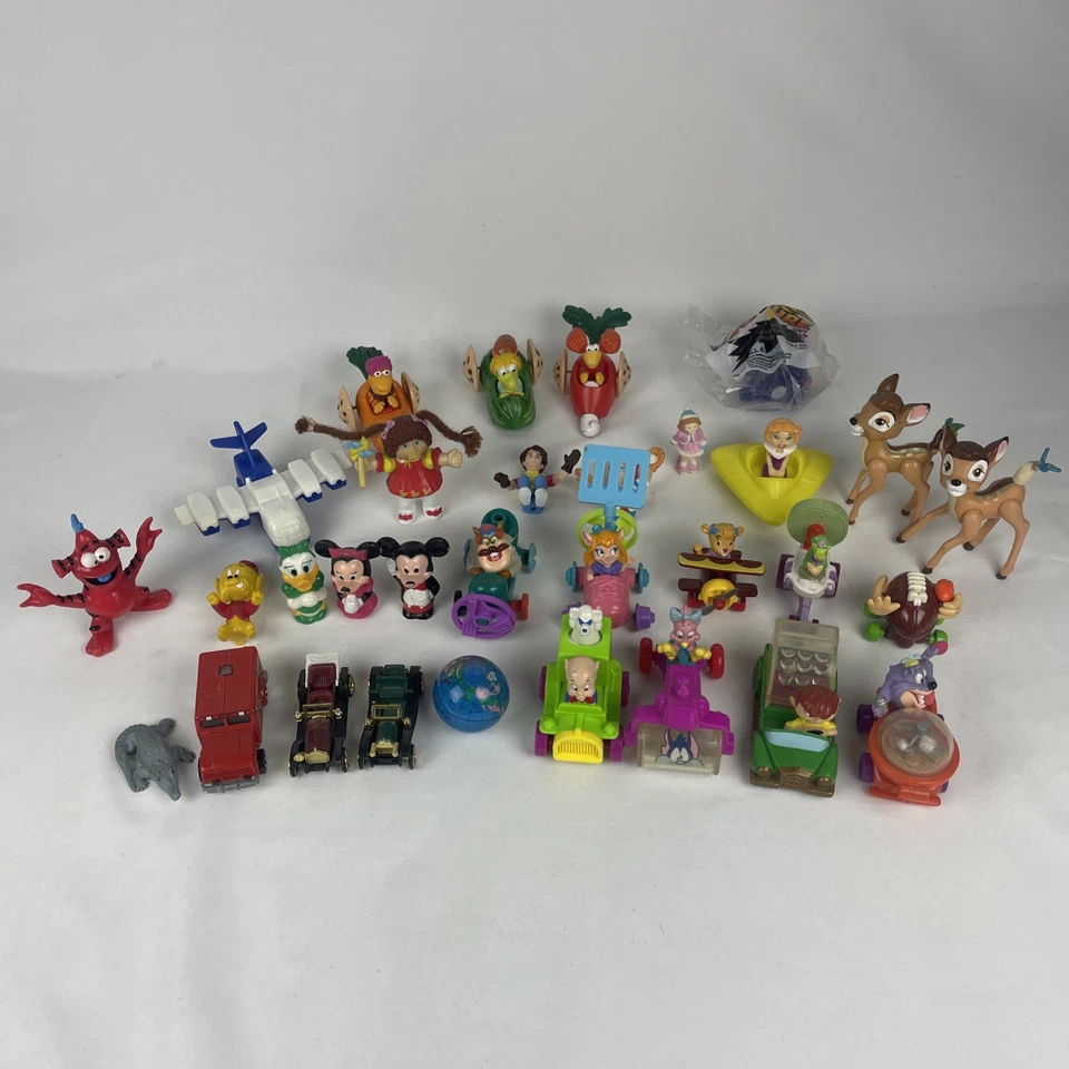 Paquete De Colección / Lote De 30 Juguetes McDonalds Años 80-1990 - Rock Frágil, Mickey Etc Foto 1 de 4