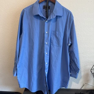 Camisa de vestir colores Alexander Julian botones 18-18,5 (32/33) azul - Imagen 1 de 11