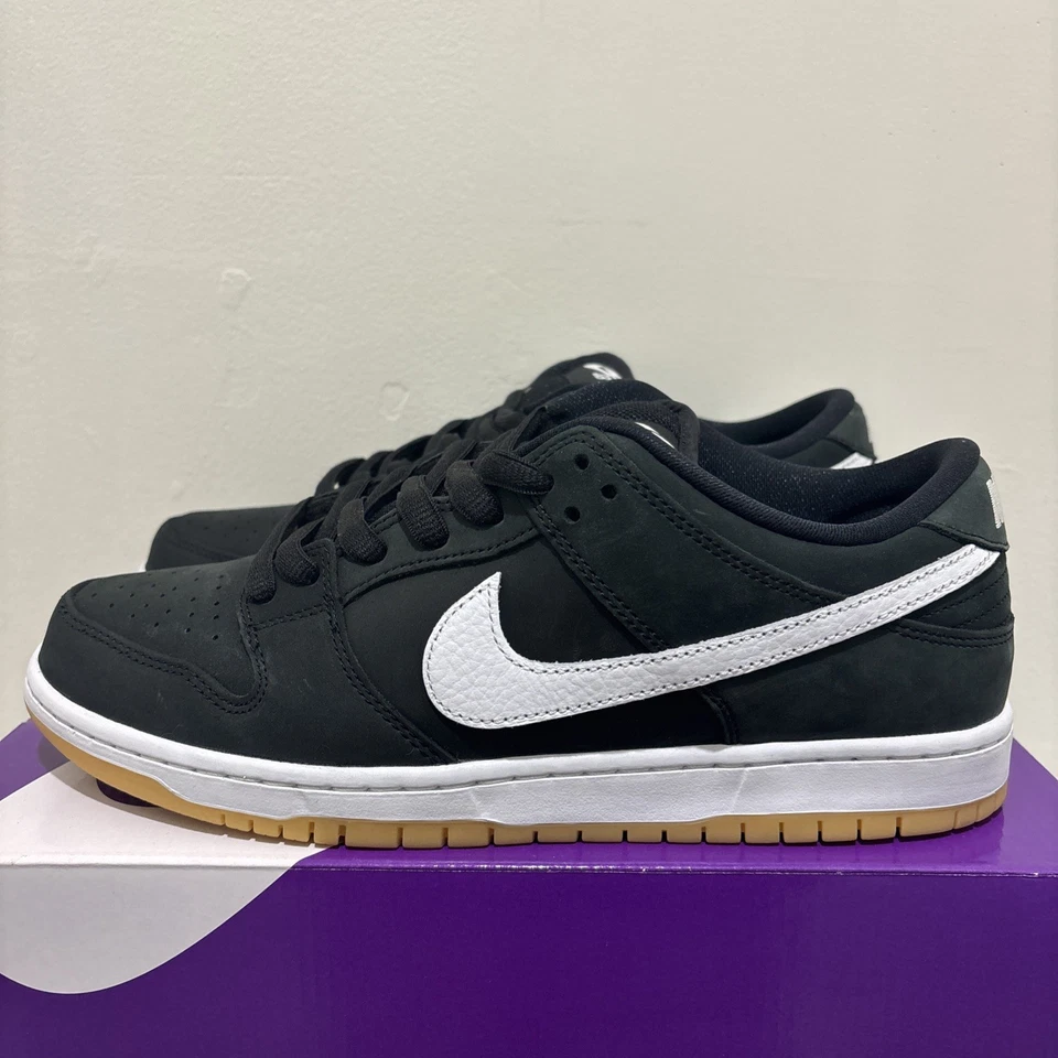 Размер 11 - Nike Dunk низкий SB черный резинки совершенно новый 🔥🔥 - Изображение 1 из 4