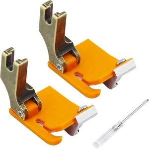 Adjustable Multifunctional Hemmer Foot for Industrial Sewing 2 Pack Set - Picture 1 of 7