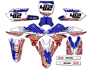 2014-2019 fits CYCRA POWERFLOW YZ 250 FX MERICA Usa Senge Graphics Kit Compat... - Picture 1 of 10