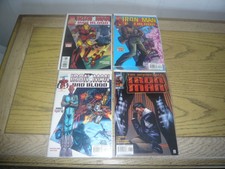 Iron Man Mixed Lot of 4 Issues / 5 / Bad Blood 1, 3, 4 / Marvel