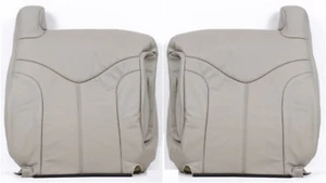 2000 2001 2002 GMC Yukon Drivere & Passenger Back Top Seat Cover Light Tan-Vinyl - Bild 1 von 8