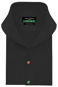 Hoher Kragen offen Cutaway Kragen schwarz Regenbogen Knopf stilvoll Party Geburtstag Geschenk - Bild 1 von 5