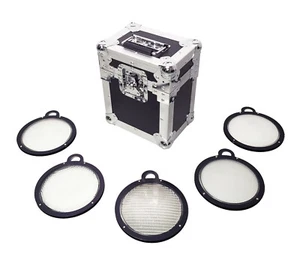 5 Lens Set 5-in-1 175mm Lenses & Flycase for 575W HMI Par light Arrisun 5 - Picture 1 of 9