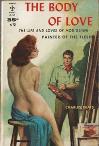 Berkley Bücher G51 Der Körper der Liebe Charles Keats Modigliani Bob Maguire Cover - Bild 1 von 2