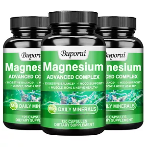 Magnesium 500mg - Sleep Support, Digestive Health, Relief Stress & Anxiety - Picture 1 of 10