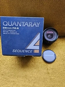 Quantaray 1:2.8 f=28mm MC No. 885092 52mm 1A Camera Lens Made In Japan. with Box - Picture 1 of 5