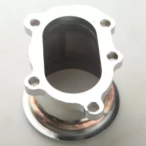 US SHIP GT25R GT28R 5 Bolt to 3'' V-band Vband Exhaust Flange Downpipe Adapter - Foto 1 di 4