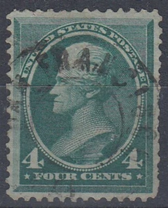 US 1883 4c GREEN JACKSON SC 211 USED (ID:265/D59520) - Bild 1 von 1