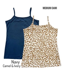 PACK de 2 leggings medianos LuLaRoe Cami tela azul marino liso y leopardo se adapta a 10/12 - Imagen 1 de 1