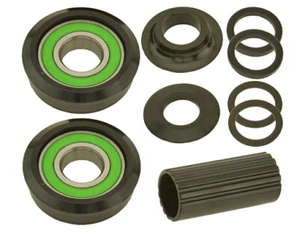 JUEGO PEDALIER ALEACIÓN ALTA AMERICAN 21A 19MM KIT NEGRO CARCASA 68mm - Imagen 1 de 1