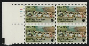 #2018 20c Wolf Trap Farm Park, Plate Block [11111 UL] **ANY 5=FREE SHIPPING** - Picture 1 of 1
