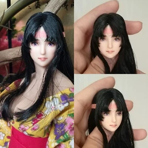Scultura testa samurai 1:6 guerriero strega per corpo figura femminile Phicen 12 pollici LD UD UD - Foto 1 di 6