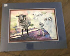 Oregon Artist Lamb Animals Watercolor Print By Caly Garris