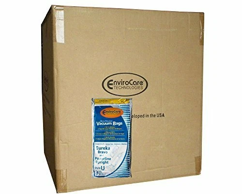 1/2 Case (25 pkgs) Eureka Style U Allergen Bags, Bravo II, Powerline, Direct Air - Image 1 of 1