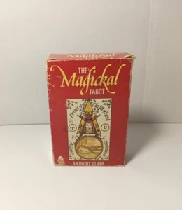 Mazo de cartas del tarot 1986 Anthony Clark 1986 de colección con 79 cartas manuales - Imagen 1 de 12