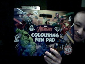 MARVEL AVENGERS MALUNTERLAGE SPASS GEBURTSTAG WEIHNACHTEN KINDER KUNST FREIZEIT  - Bild 1 von 2