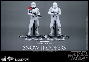 HOT TOYS STAR WARS FORCE AWAKENS PRIMER ORDEN SNOWTROOPERS 12" 1/6 FIGURA MMS323 - Imagen 1 de 7