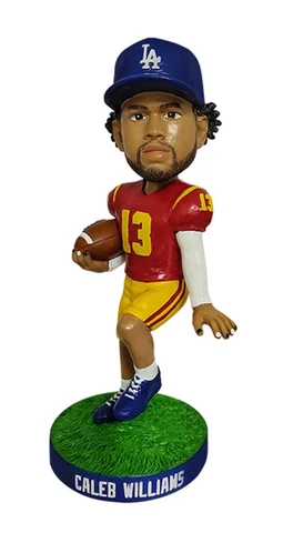 Dodgers Caleb Williams USC Heisman Winner Bobblehead SGA 8/10/23 PRESALE Cover