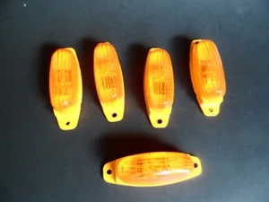 RV  MOTOR HOME  TRUCK  TRAILER AMBER SIDE MARKER LIGHTS  1960'S - 1970'S NEW  - Imagen 1 de 4
