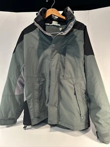 Men’s Columbia Jacket Dark Green/Black Size Large XM7207 - Picture 1 of 16