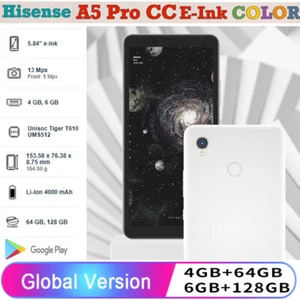 4G LTE Hisense A5 PRO CC Color E Ink Android Phone eBook Reader Electronic Paper - Picture 1 of 18