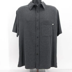 Camisa Purnell Abotonada Para Hombres Mediana Santa Bárbara Ropa de Trabajo Informal Elastizada Gris - Imagen 1 de 7