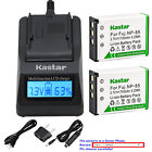 Kastar Battery LCD Fast Charger for Sony HDR-550E HDR-500E 230Z 280Z Camera