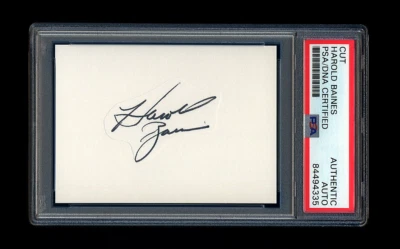 HAROLD BAINES SIGNED MINT CUT PSA/DNA AUTOGRAPHED VINTAGE SIGNATURE FROM 1981 - Image 1 of 2