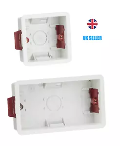 Dry Lining Box Back Boxes Single Double 35mm - Picture 1 of 4