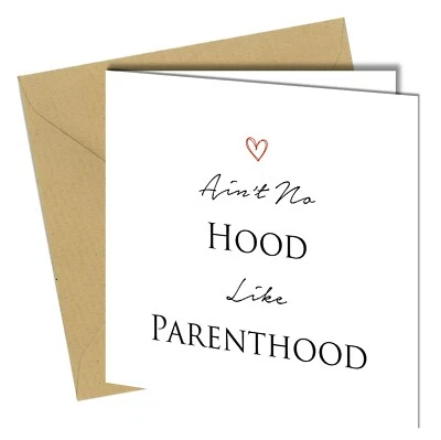 #1276 Parenthood Fathers Mothers Day Birthday Friend New baby Card - Image 1 of 2