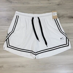Nike Shorts Women's 2XL White Basketball Fly Crossover New - Picture 1 of 8