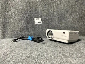 TopTro TR21 Mini WiFi HDMI Bluetooth 1080P Video LED Projector In White - Picture 1 of 14