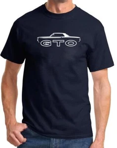 1964 Pontiac GTO Hardtop Outline Design Tshirt NEW COLORS - Picture 1 of 23
