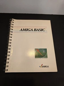 Vintage Amiga Basic User Manual 1985 Microsoft Commodore Amiga Programming Book - Picture 1 of 2