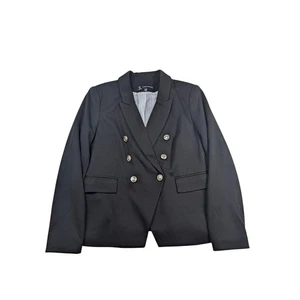 Blazer Jules & Leopold Doble Pecho - XL Negro Estilo Militar Y2K Preppy - Imagen 1 de 7