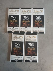 70% Lindt EXCELLENCE Dunkle Schokoladentafel 5 Stück Ex 09/26 - Bild 1 von 4